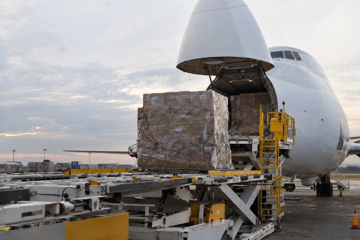Huse termoizolante pentru paleți în transportul aerian