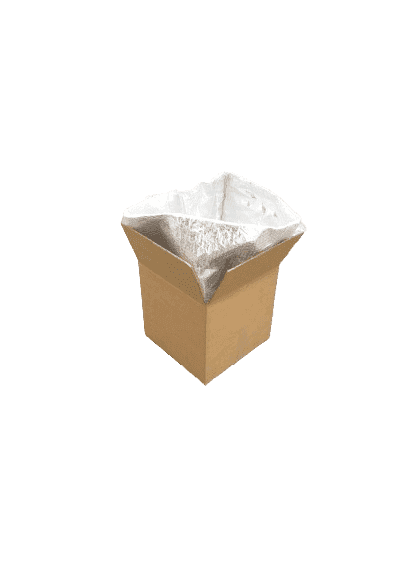 Cutie termică pliabilă - 350 x 350 x 350 mm + (sac izolator în 6 straturi)