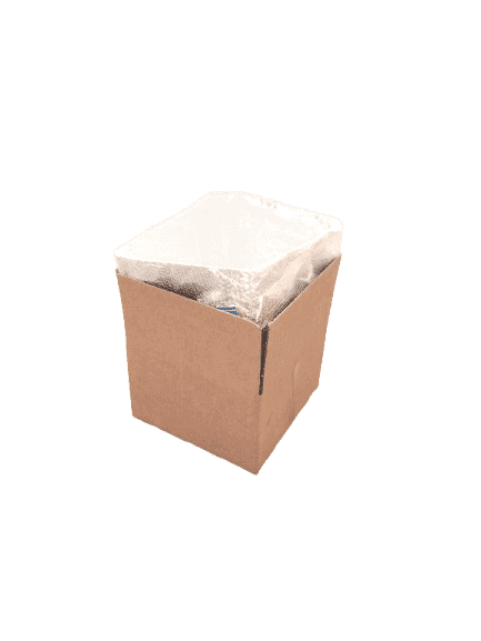 Cutie termică pliabilă - 400 x 400 x 250 mm + (sac izolator în 6 straturi)