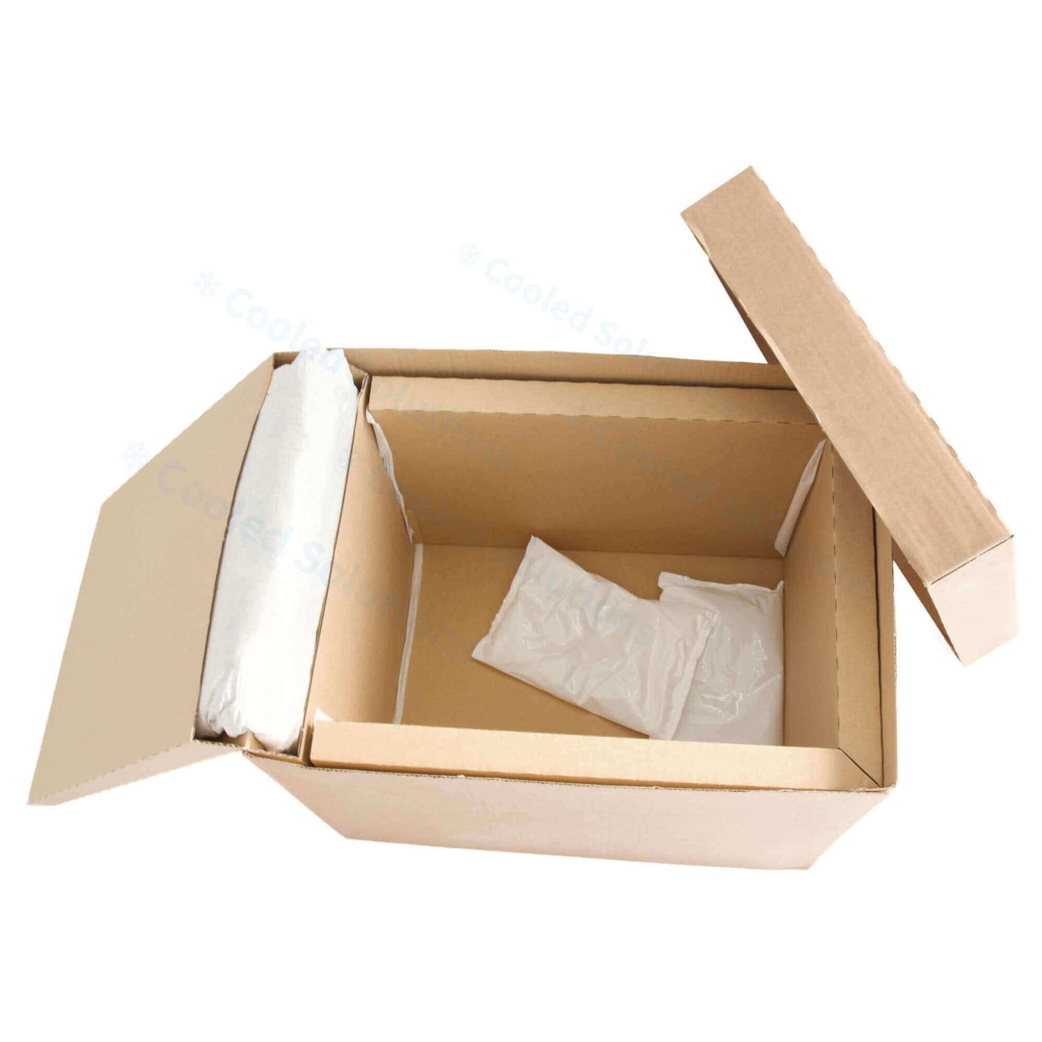 Eco Coolbox 600 x 400 x 375 mm — kartonnen koeldoos (cardboard cool box) — Cooled Solutions