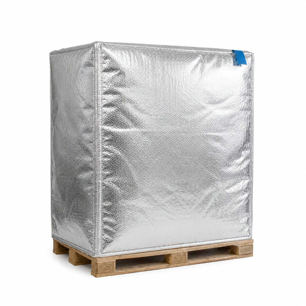 Husă termică pentru palet bloc 120 x 100 x 150 cm (strat dublu)