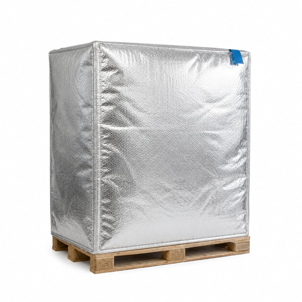 Husă termică pentru palet bloc 120 x 100 x 150 cm (strat dublu)
