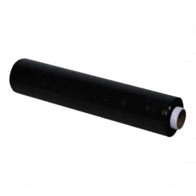 Folie stretch 50cm x 300m 20mu neagră