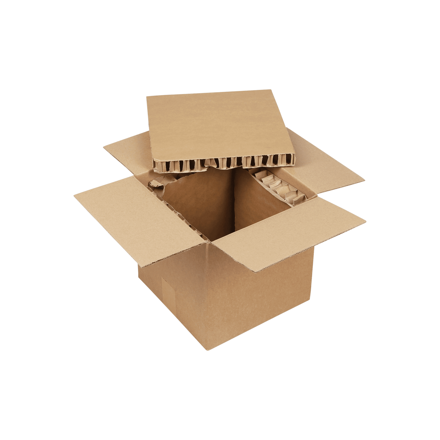 Honingraad isolatiedoos 300 x 300 x 300 mm, 100% recyclebaar karton (honeycomb insulated box) — Cooled Solutions
