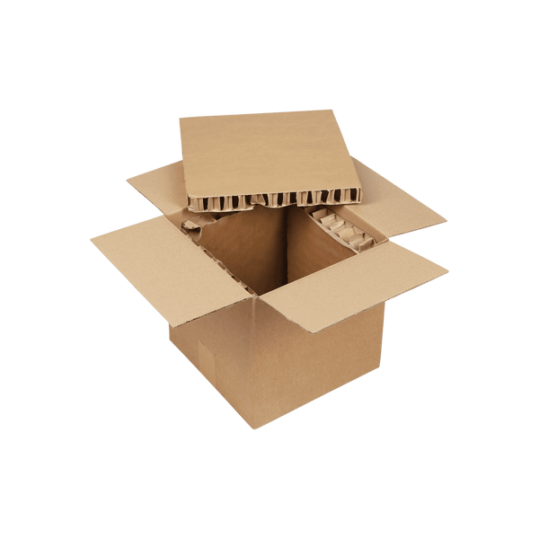 Cutie izolatoare tip fagure 300 x 300 x 300 mm – carton 100% reciclabil